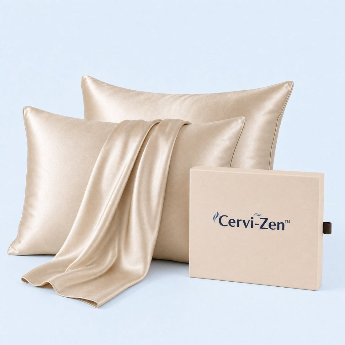 Taie en soie de mûrier Cervi-Zen™ — 22 momme - Cervi-Zen™