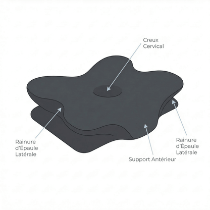 Oreiller Ergonomique Cervi - Zen™ - Cervi - Zen™