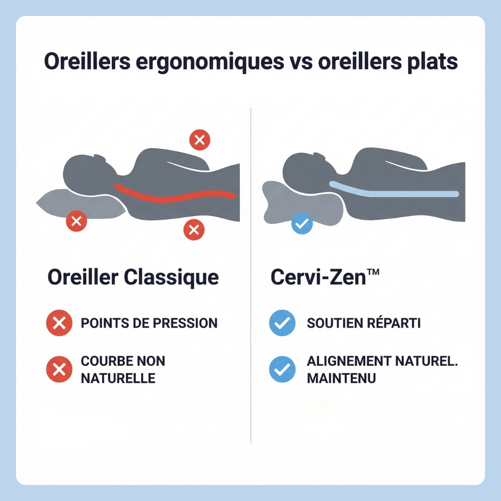 Oreiller Ergonomique Cervi - Zen™ - Cervi - Zen™