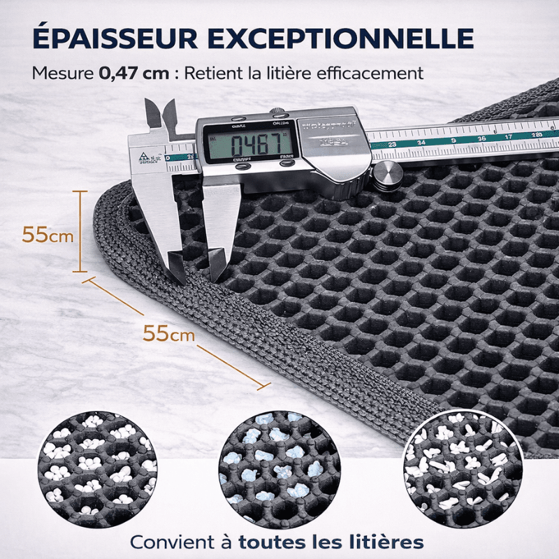 Tapis Piège - Litière™ "CleanPaw" - ttoutoupad