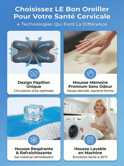 Oreiller Ergonomique Cervi - Zen™ - Cervi - Zen™