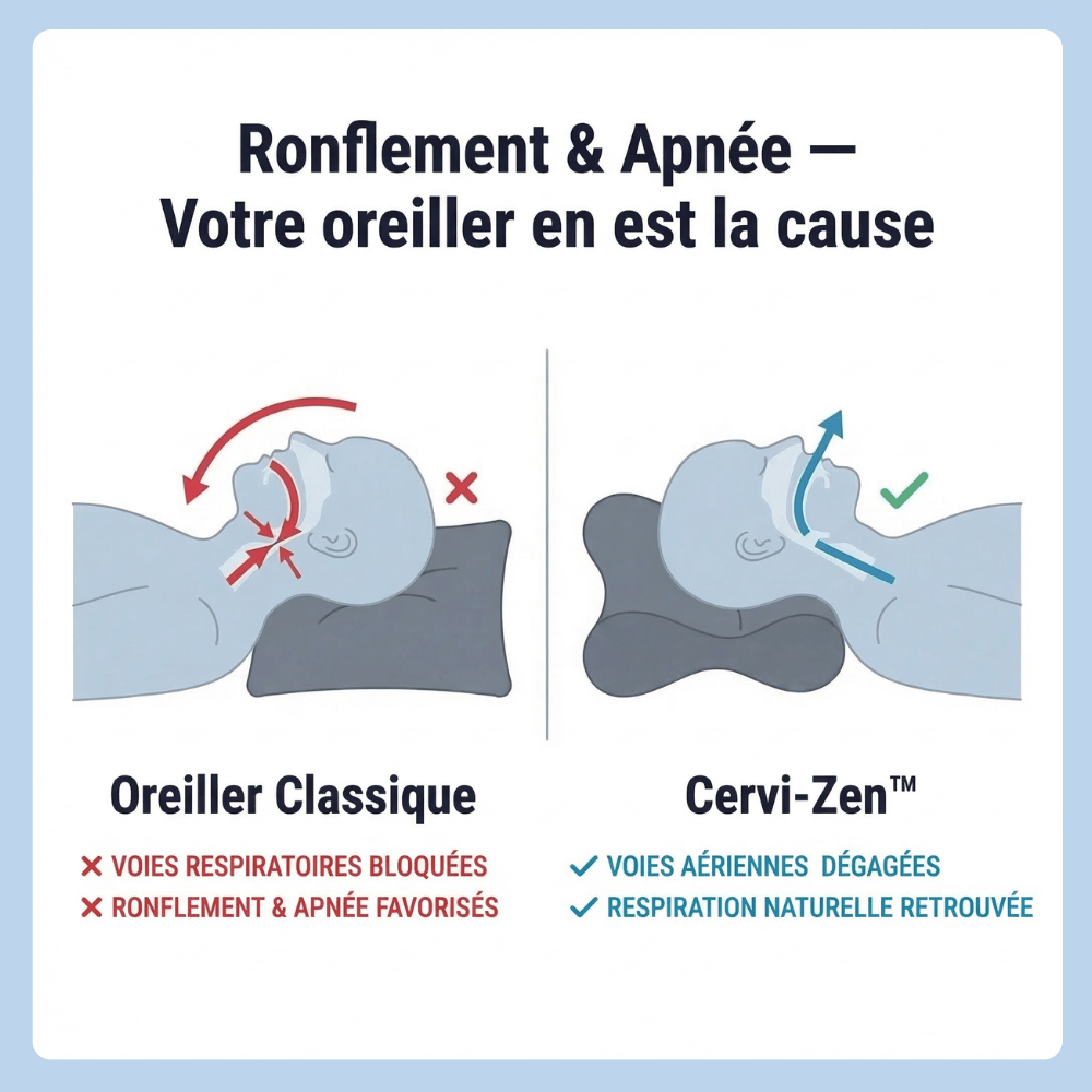 Oreiller Ergonomique Cervi - Zen™ - Cervi - Zen™