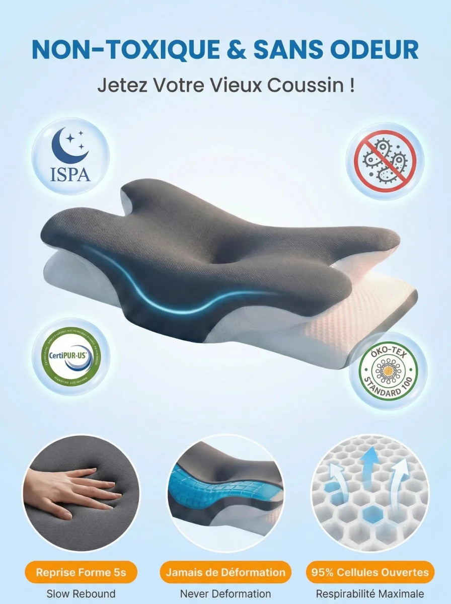 Oreiller Ergonomique Cervi - Zen™ - Cervi - Zen™