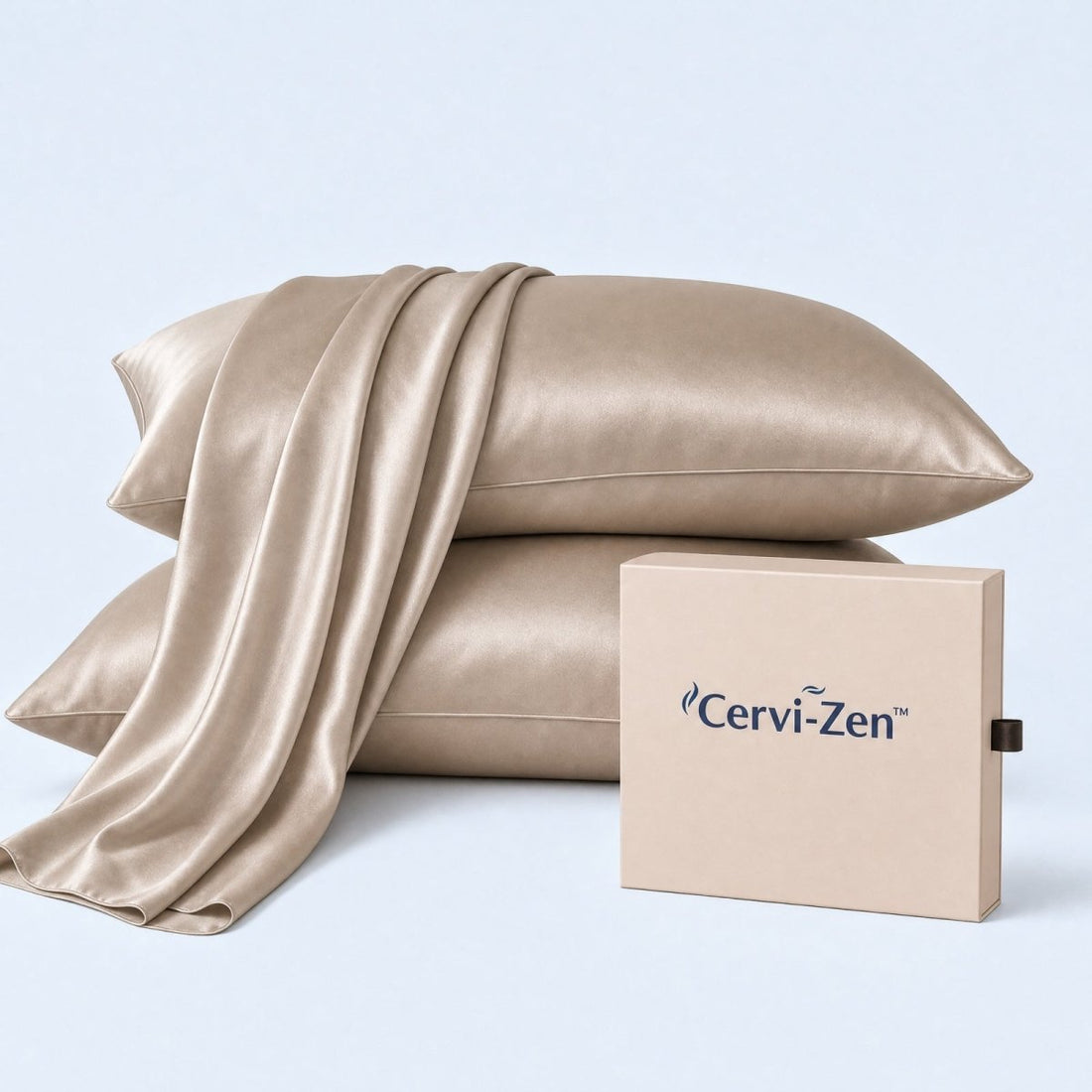Taie en soie de mûrier Cervi-Zen™ — 22 momme - Cervi-Zen™