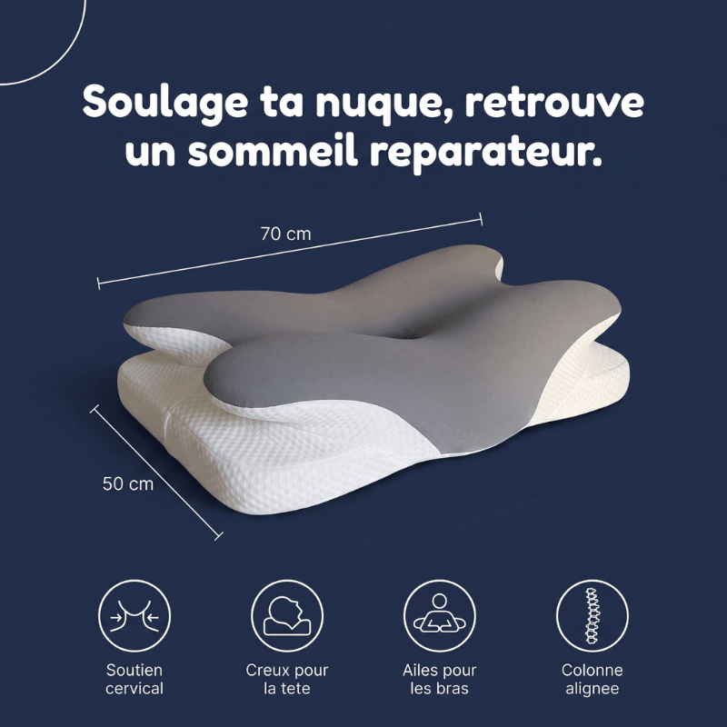 Oreiller Ergonomique Cervi-Zen™ - Cervi-Zen™