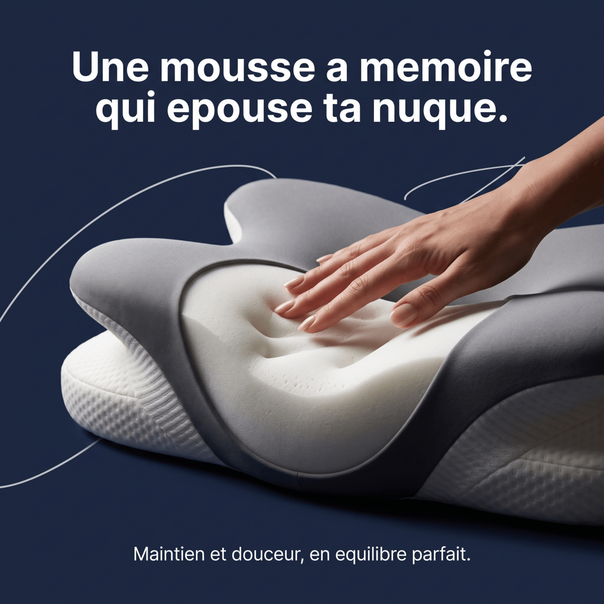 Oreiller Ergonomique Cervi-Zen™ - Cervi-Zen™