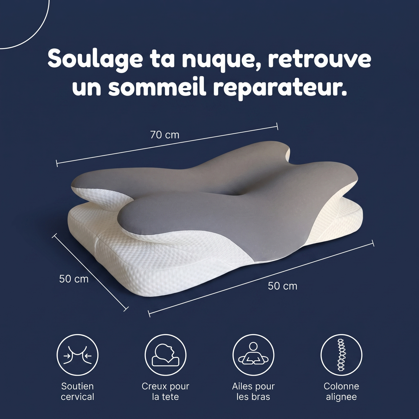 Oreiller Ergonomique Cervi-Zen™