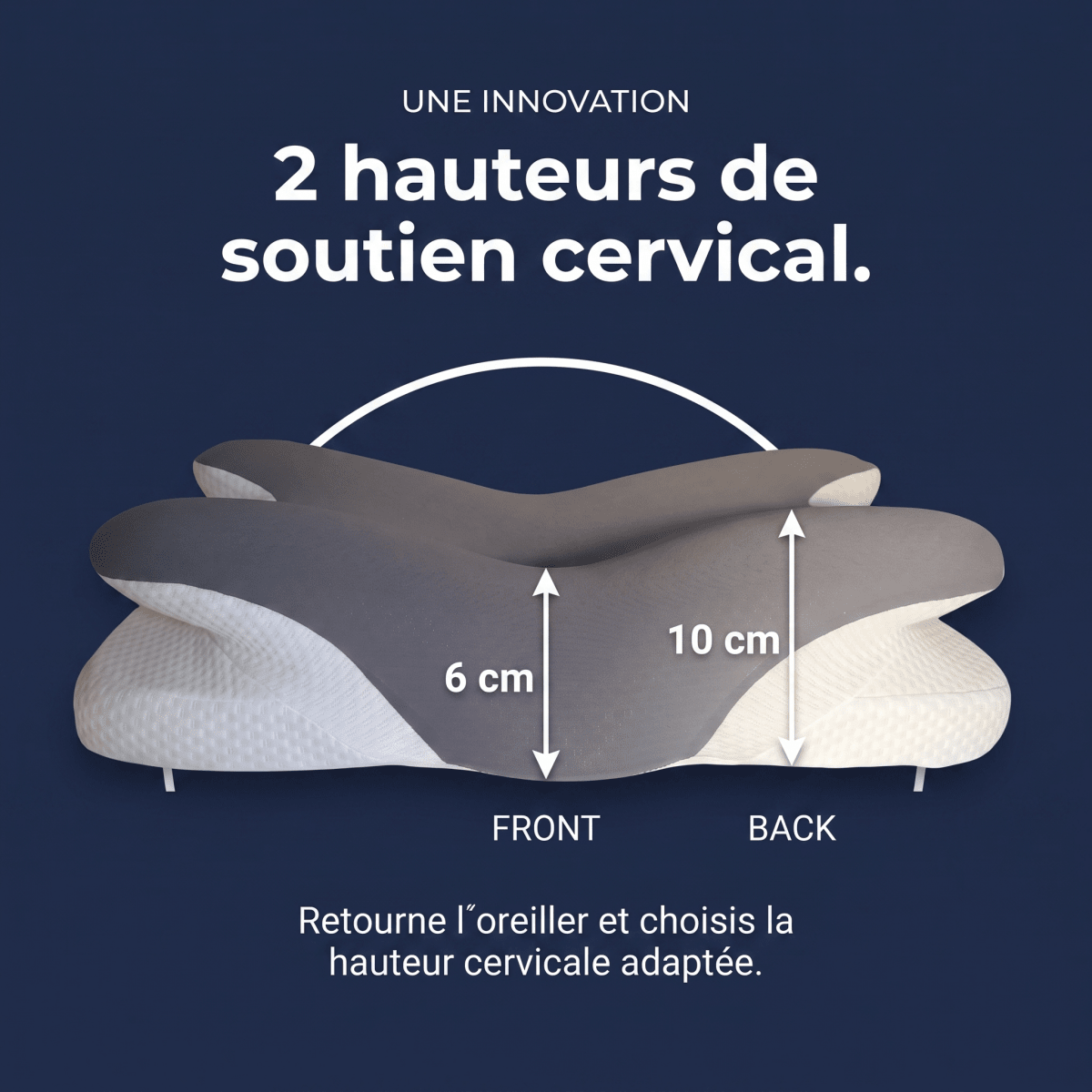 Oreiller Ergonomique Cervi-Zen™ - Cervi-Zen™